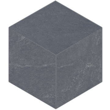 Карвинг 60x60 Терра (Terra) Estima: Мозаика LN04/TE04 Куб 29x25 непол. Черный