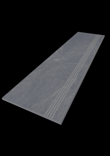 Карвинг 60x60 Терра (Terra) Estima: Ступень TE04-30x120-Непол. Черный