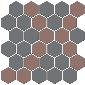 Карвинг 60x60 Агуста Kerama Marazzi: Мозаика Агуста 5 Мозаичный Микс Матовый 29.7x29.8