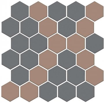 Карвинг 60x60 Агуста Kerama Marazzi: Мозаика Агуста 6 Мозаичный Микс Матовый 29.7x29.8