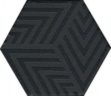 Карвинг 60x60 Агуста Kerama Marazzi: Декор Агуста Черный 6x5.2