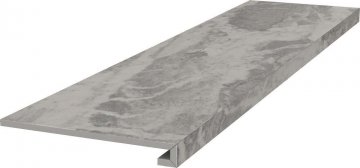 Карвинг 60x60 Альбино Kerama Marazzi: Альбино Серая обрезная клееная 9мм