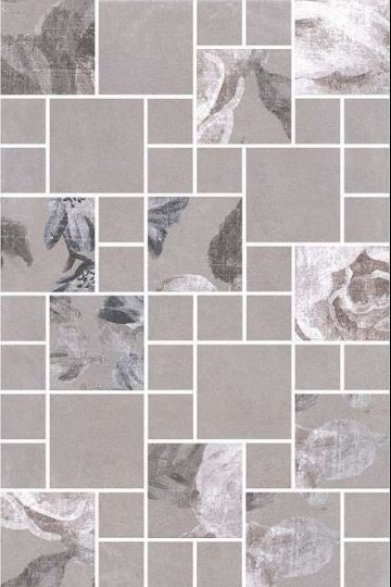 Карвинг 60x60 Александрия Kerama Marazzi: Декор настенный Александрия Серый мозаичный