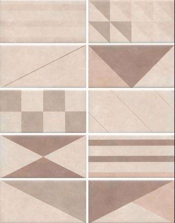 Карвинг 60x60 Александрия Kerama Marazzi: Александрия Светлый микс 20х9,9