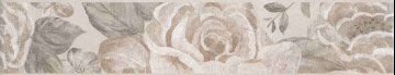 Карвинг 60x60 Александрия Kerama Marazzi: Бордюр настенный Александрия Светлый 30х5,7