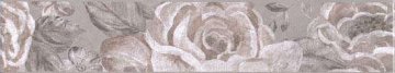 Карвинг 60x60 Александрия Kerama Marazzi: Бордюр настенный Александрия Серый 30х5,7