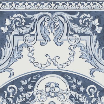 Карвинг 60x60 Алмаш Kerama Marazzi: Декор Алмаш Продолжение Угла Cиний
