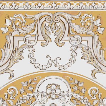 Карвинг 60x60 Алмаш Kerama Marazzi: Декор Алмаш Продолжение Угла Желтый