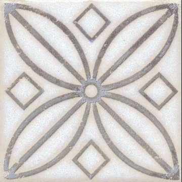 Карвинг 60x60 Амальфи Kerama Marazzi: Декор настенный Амальфи Орнамент коричневый 2 9.8х9.8