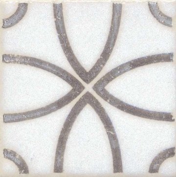 Карвинг 60x60 Амальфи Kerama Marazzi: Декор настенный Амальфи Орнамент коричневый 5 9.8х9.8