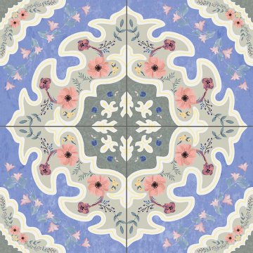 Плитка напольная Amman (Амман) Realonda Ceramica: Blue