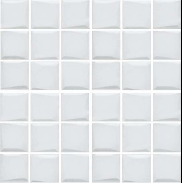 Карвинг 60x60 Анвер Kerama Marazzi: Мозаика Анвер Белый 30.1х30.1