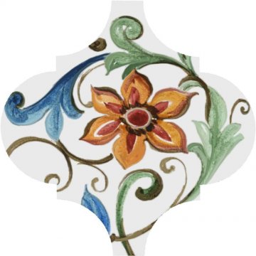 Карвинг 60x60 Арабески Тоскана Kerama Marazzi: Декор настенный Арабески Тоскана 2 Глянцевый