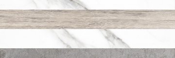 Карвинг 60x60 Арктик (Arctic) Laparet: Арктик Плитка настенная полоски серый 17-00-06-2487