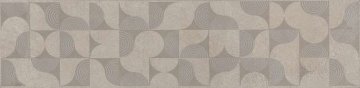 Карвинг 60x60 Авенида Kerama Marazzi: Бордюр настенный Авенида Бежевый Светлый Матовый Обрезной 60х14.5