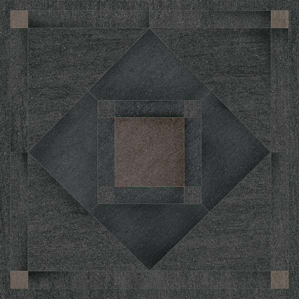 Элемент Декор напольный Базальто Dec. Темный 2 коллекции Базальто Kerama Marazzi