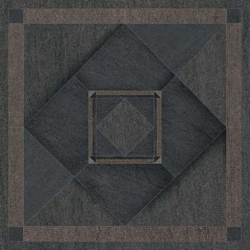 Карвинг 60x60 Базальто Kerama Marazzi: Декор напольный Базальто Dec. Темный