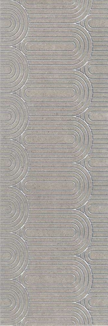 Карвинг 60x60 Безана Kerama Marazzi: Декор настенный Безана Dec. Серый обрезной
