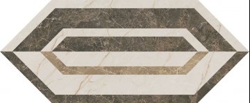 Карвинг 60x60 Бикуш Kerama Marazzi: Декор настенный Бикуш Глянцевый