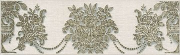 Карвинг 60x60 Борромео Kerama Marazzi: Бордюр настенный Борромео Cen. Светлый Беж