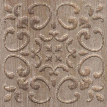 Карвинг 60x60 Браш Вуд Kerama Marazzi: Декор Браш Вуд Коричневый B481