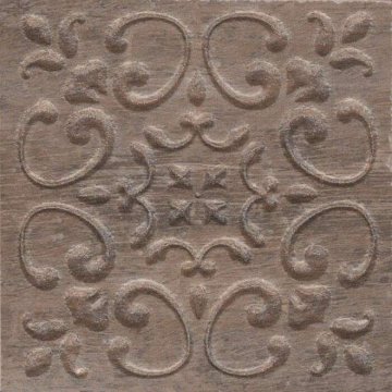 Карвинг 60x60 Браш Вуд Kerama Marazzi: Декор Браш Вуд Коричневый темный C481