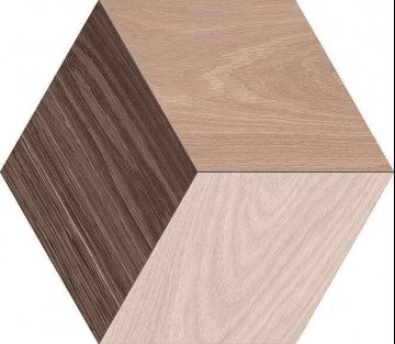 Карвинг 60x60 Брента Kerama Marazzi: Брента Беж/коричневый 20х23,1