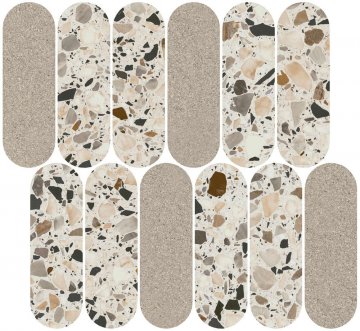 Карвинг 60x60 Бричиола Kerama Marazzi: Мозаика Бричиола 2 Наборный 30х32