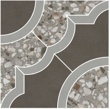 Карвинг 60x60 Бричиола Kerama Marazzi: Декор Бричиола 1 Наборный 30х30