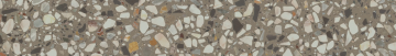 Карвинг 60x60 Бричиола Kerama Marazzi: Плинтус Бричиола серый матовый обрезной 60x9,5x0,9