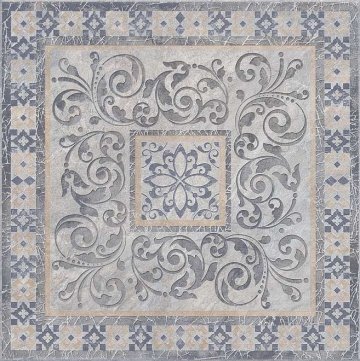 Карвинг 60x60 Бромли Kerama Marazzi: Декор Бромли Серый