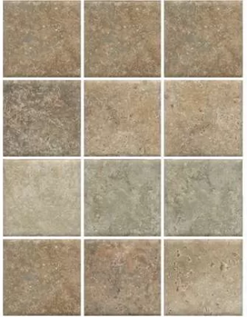 Карвинг 60x60 Брюссель Kerama Marazzi: Керамогранит Брюссель микс матовый из 12 частей 9,8х9,8