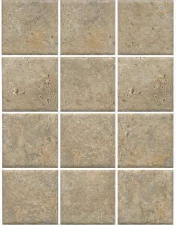 Карвинг 60x60 Брюссель Kerama Marazzi: Керамогранит Брюссель бежевый матовый из 12 частей 9,8х9,8