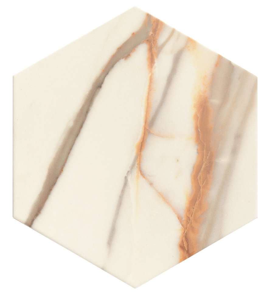 Элемент Gold Hexagon коллекции Calacata (Калаката) Realonda Ceramica