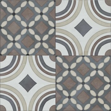 Карвинг 60x60 Чементо Kerama Marazzi: Декор настенный Чементо 4 Матовый 20x20