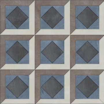 Карвинг 60x60 Чементо Kerama Marazzi: Декор настенный Чементо 5 Матовый 20x20