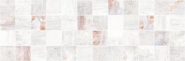Карвинг 60x60 Контури (Country) Laparet: Контури Декор мозаичный светлый
