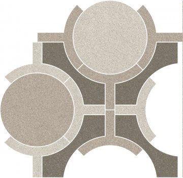 Карвинг 60x60 Джиминьяно Kerama Marazzi: Мозаика Джиминьяно 2 Наборный Матовый Натуральный 48x49.5