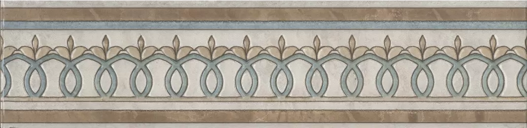 Элемент Бордюр Эвора глянцевый обрезной 30х7,2 коллекции Эвора Kerama Marazzi