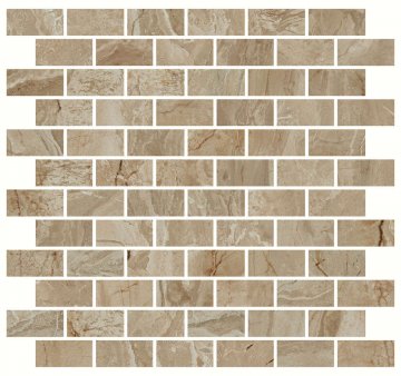 Карвинг 60x60 Эвора Kerama Marazzi: Мозаика Эвора Мозаичный Бежевый Глянцевый