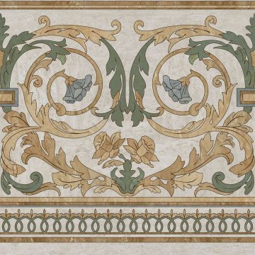 Карвинг 60x60 Эвора Kerama Marazzi: Декор Эвора Продолжение Угла Глянцевый 60x60 9мм