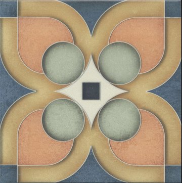 Карвинг 60x60 Фантазия Kerama Marazzi: Декор настенный Фантазия 4 Матовый