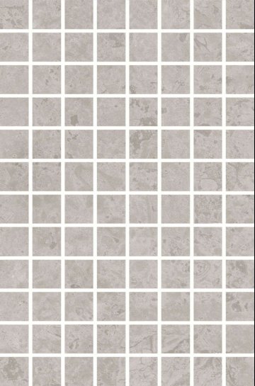 Карвинг 60x60 Ферони Kerama Marazzi: Декор настенный Ферони Мозаичный Серый Матовый 20x30