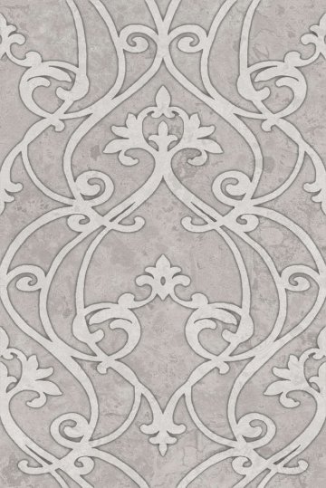 Карвинг 60x60 Ферони Kerama Marazzi: Декор настенный Ферони Серый Светлый Матовый 20x30