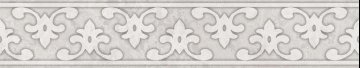 Карвинг 60x60 Ферони Kerama Marazzi: Бордюр настенный Ферони Серый Матовый 30x5.7