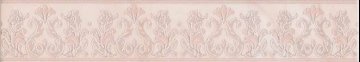 Карвинг 60x60 Флораль Kerama Marazzi: Бордюр настенный Флораль Cen. Беж 40x7.2
