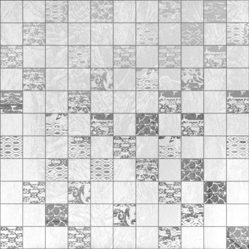 Карвинг 60x60 Глент (Glent) Altacera: Мозаика Веста Сильвер / Mosaic Vesta Silver  305х305