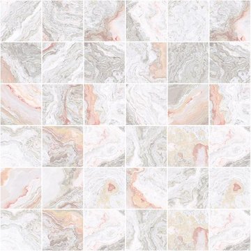 Карвинг 60x60 Грей (Gray) Laparet: Грей Мозаика светлый