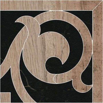 Карвинг 60x60 Греппи Kerama Marazzi: Декор напольный Греппи Угол Наборный 15.5x15.5 9мм