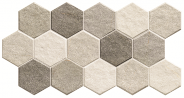 Карвинг 60x60 Hex (Гекс) Realonda Ceramica: Stonehenge Frost